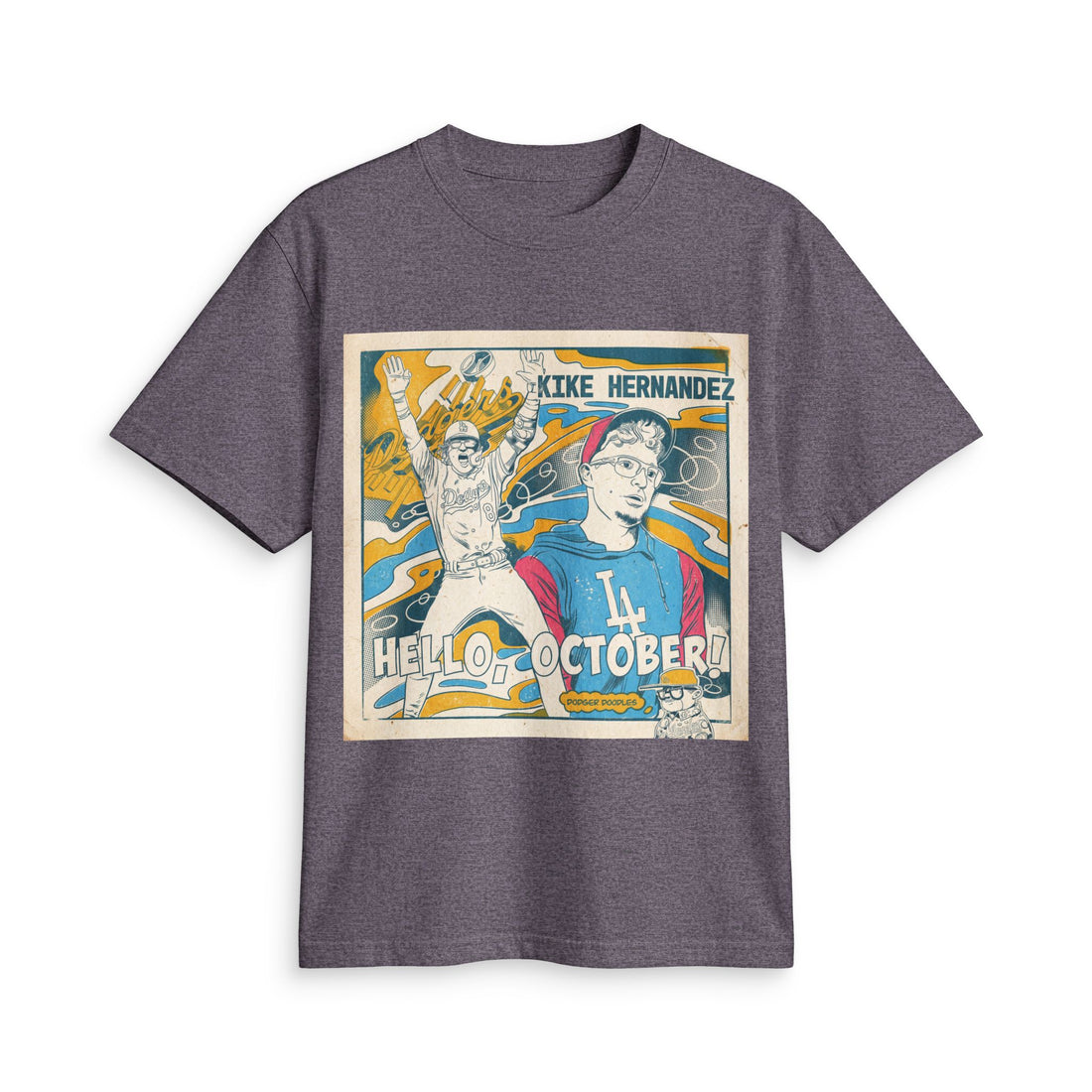 Hello October Graphic T-Shirt — Retro Punk Band Art Tee