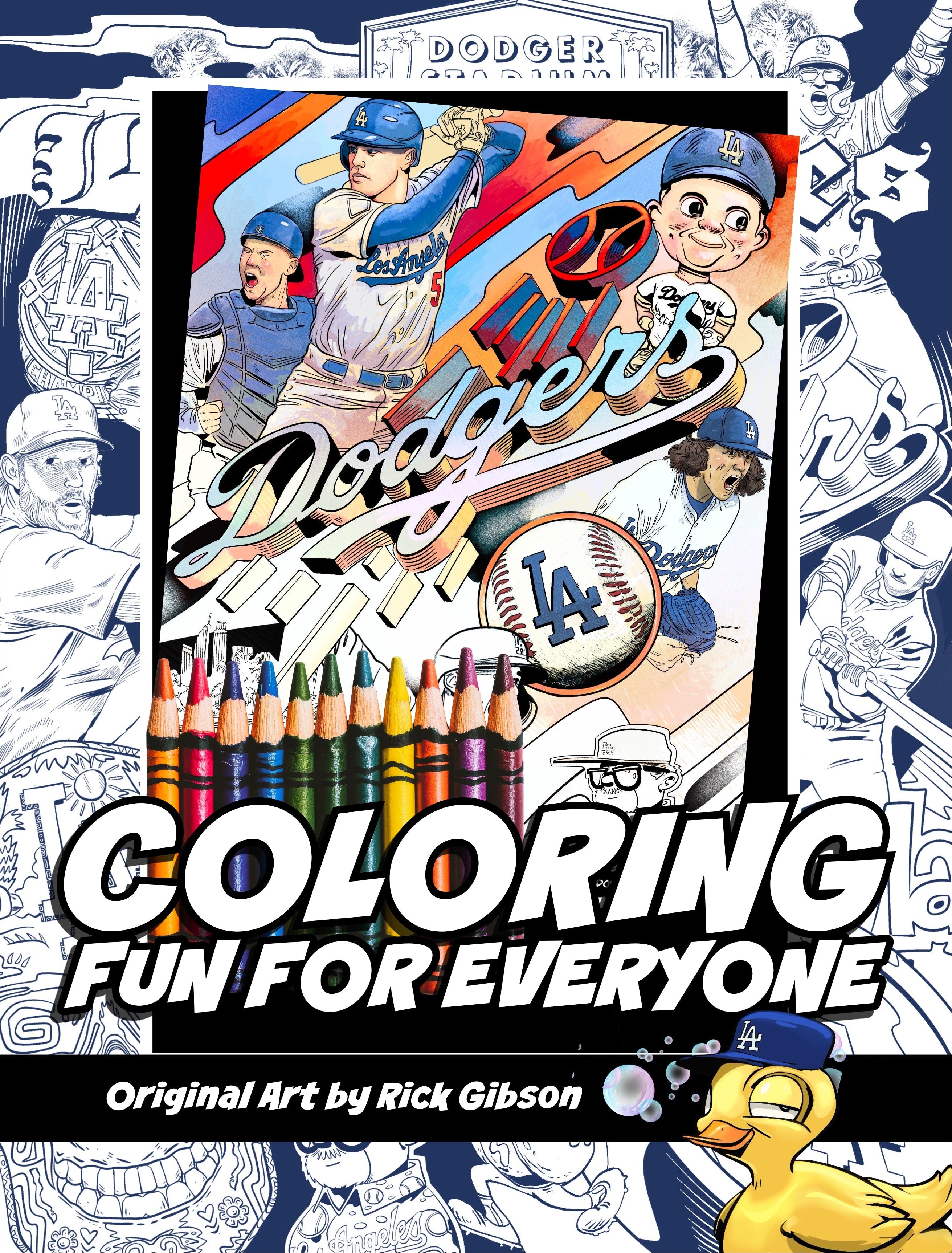Baseball Players Coloring Book — Detailed Pro Baseball Line Drawings f